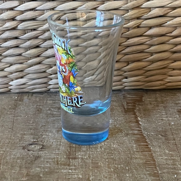Jimmy Buffet Margaritaville "It's 5 O'Clock Somewhere" Shot Glass 3.5" T - Picture 3 of 7